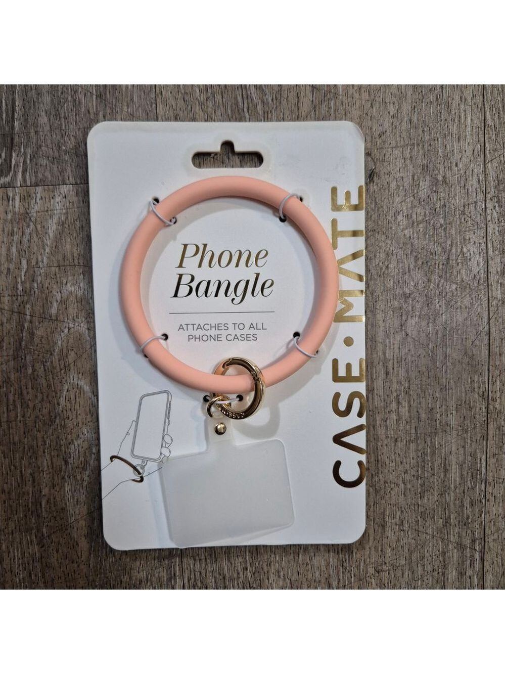 Case-Mate Peach Gold One Size Phone Bangle Cell Phone Accessory